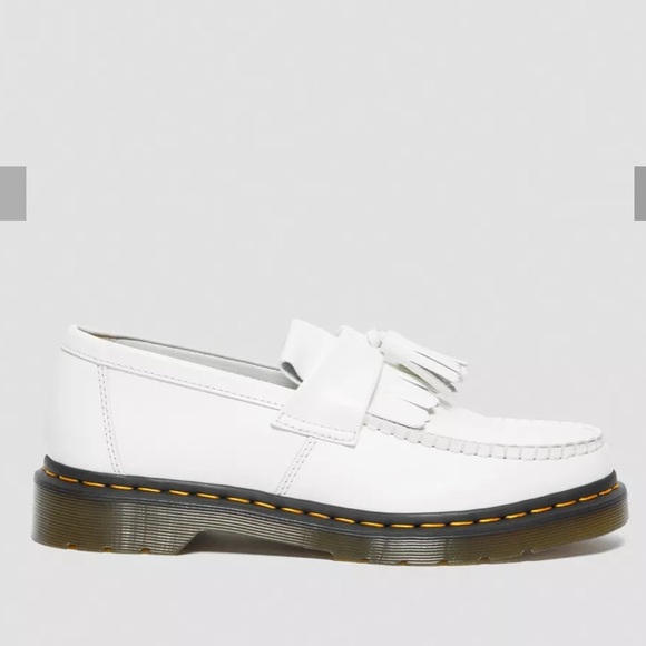Dr. Martens ADRIAN YELLOW STITCH LEATHER TASSEL LOAFERS ! NWT. Various Sizes - Picture 5 of 13